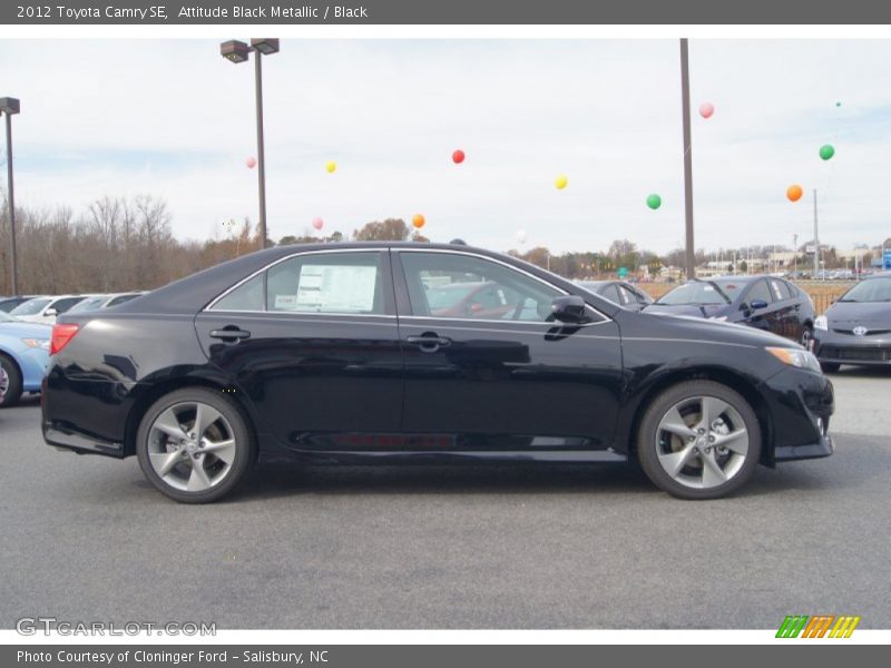 Attitude Black Metallic / Black 2012 Toyota Camry SE