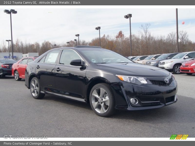 Attitude Black Metallic / Black 2012 Toyota Camry SE