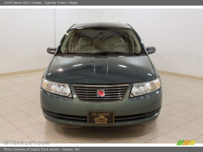 Cypress Green / Beige 2006 Saturn ION 2 Sedan