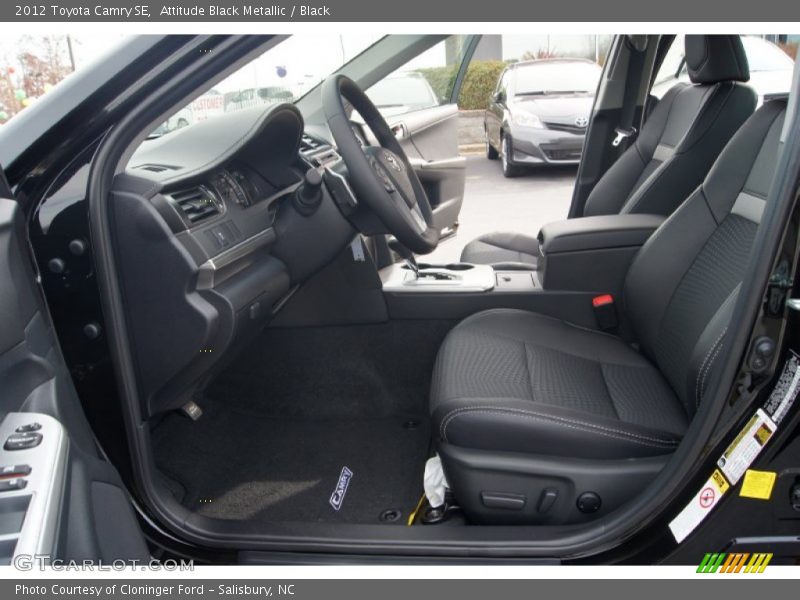 Attitude Black Metallic / Black 2012 Toyota Camry SE