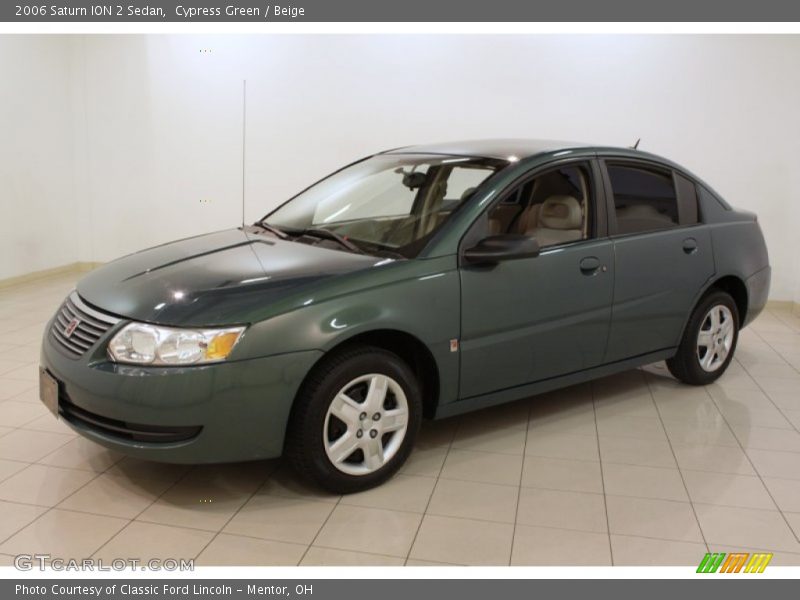 Cypress Green / Beige 2006 Saturn ION 2 Sedan