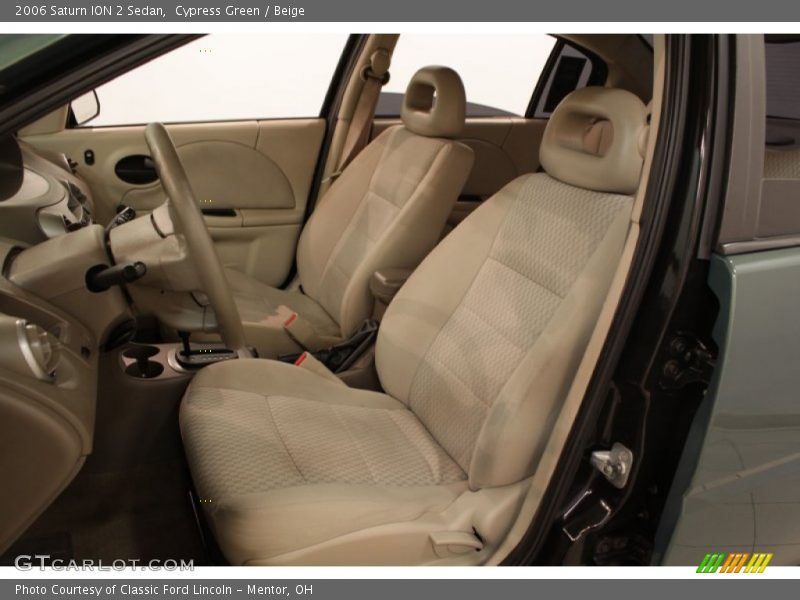 Cypress Green / Beige 2006 Saturn ION 2 Sedan