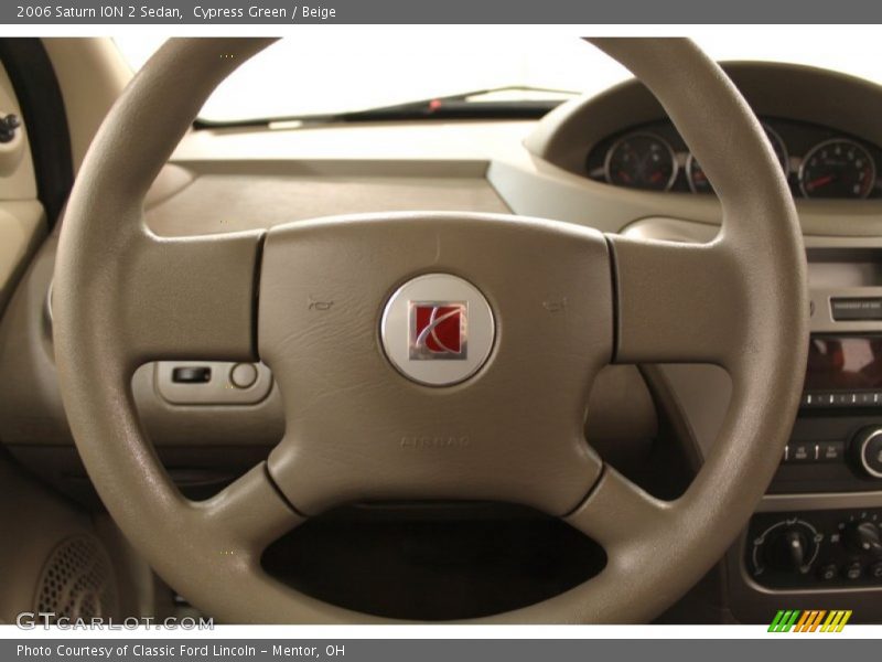Cypress Green / Beige 2006 Saturn ION 2 Sedan