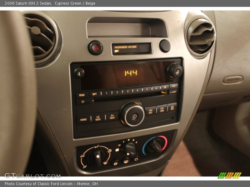 Cypress Green / Beige 2006 Saturn ION 2 Sedan