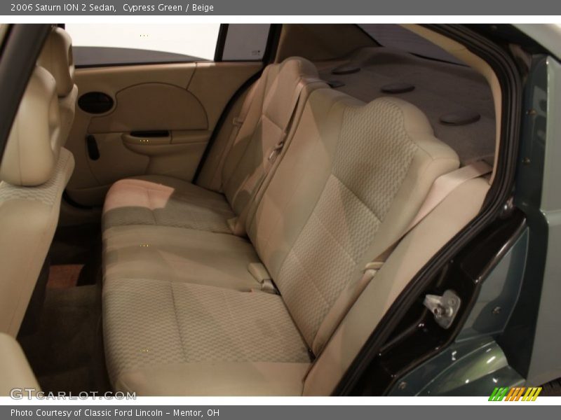 Cypress Green / Beige 2006 Saturn ION 2 Sedan