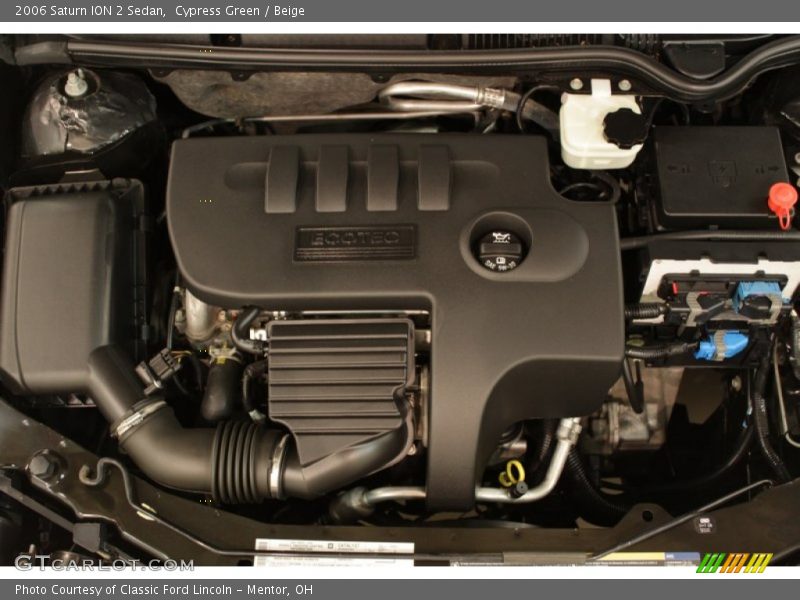 Cypress Green / Beige 2006 Saturn ION 2 Sedan