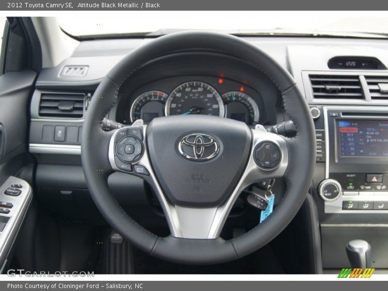 Attitude Black Metallic / Black 2012 Toyota Camry SE