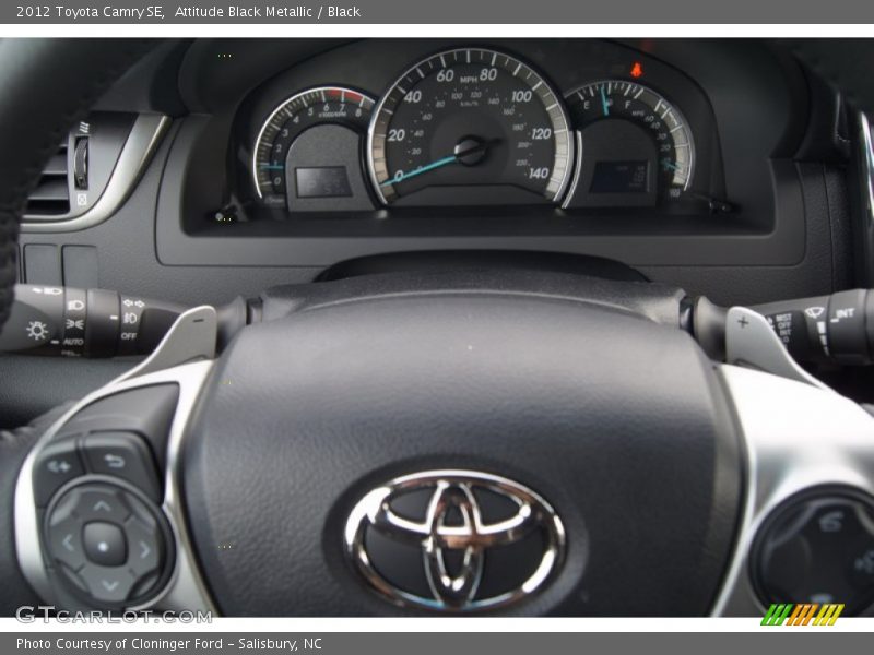 Attitude Black Metallic / Black 2012 Toyota Camry SE