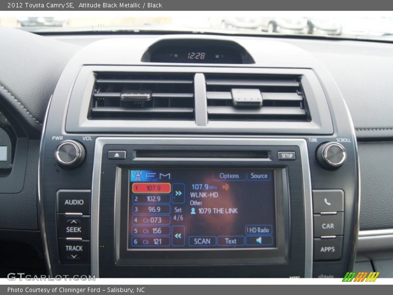 Attitude Black Metallic / Black 2012 Toyota Camry SE