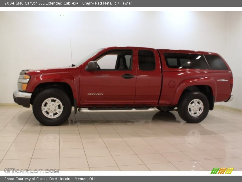  2004 Canyon SLE Extended Cab 4x4 Cherry Red Metallic