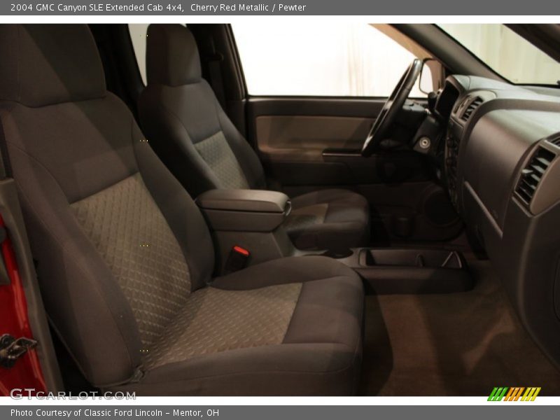 Cherry Red Metallic / Pewter 2004 GMC Canyon SLE Extended Cab 4x4