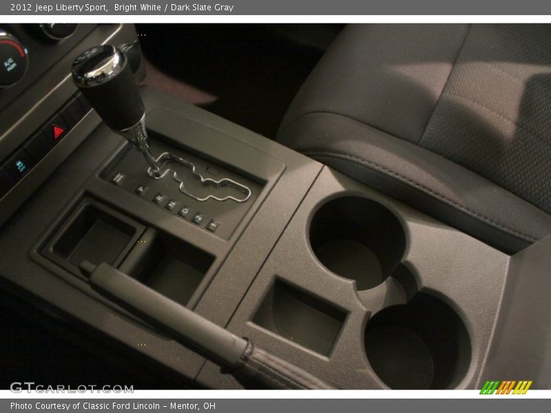 Bright White / Dark Slate Gray 2012 Jeep Liberty Sport