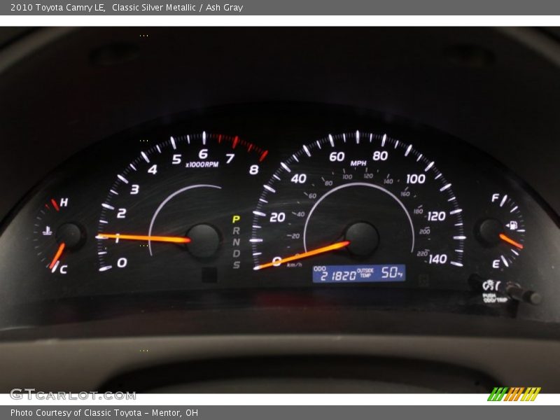 Classic Silver Metallic / Ash Gray 2010 Toyota Camry LE