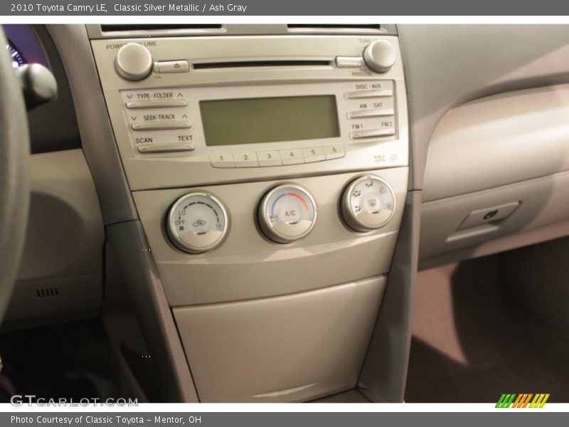 Classic Silver Metallic / Ash Gray 2010 Toyota Camry LE