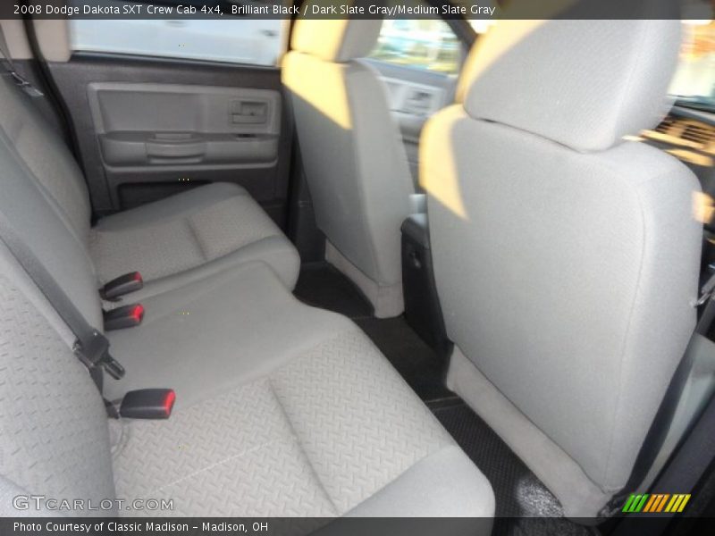 Brilliant Black / Dark Slate Gray/Medium Slate Gray 2008 Dodge Dakota SXT Crew Cab 4x4
