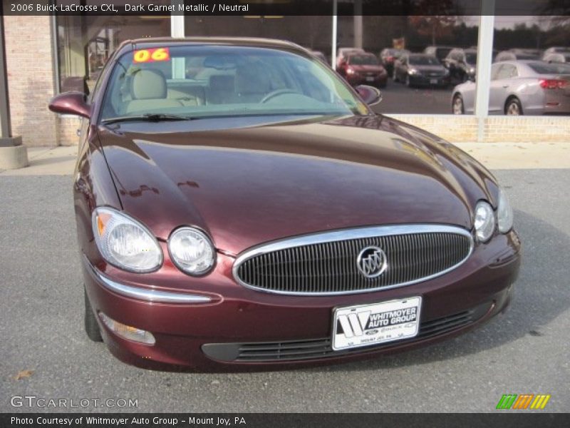 Dark Garnet Metallic / Neutral 2006 Buick LaCrosse CXL