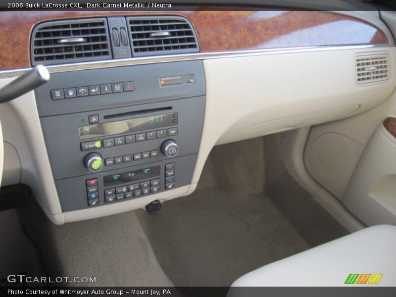 Dark Garnet Metallic / Neutral 2006 Buick LaCrosse CXL