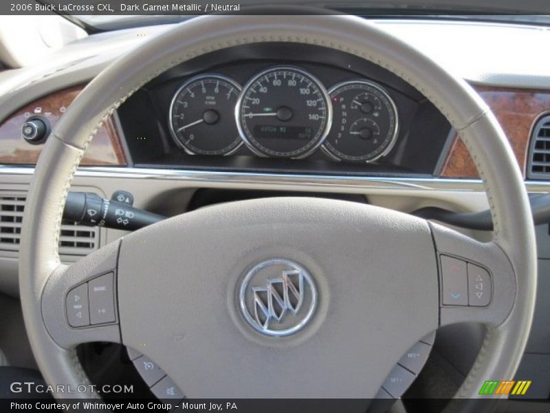 Dark Garnet Metallic / Neutral 2006 Buick LaCrosse CXL