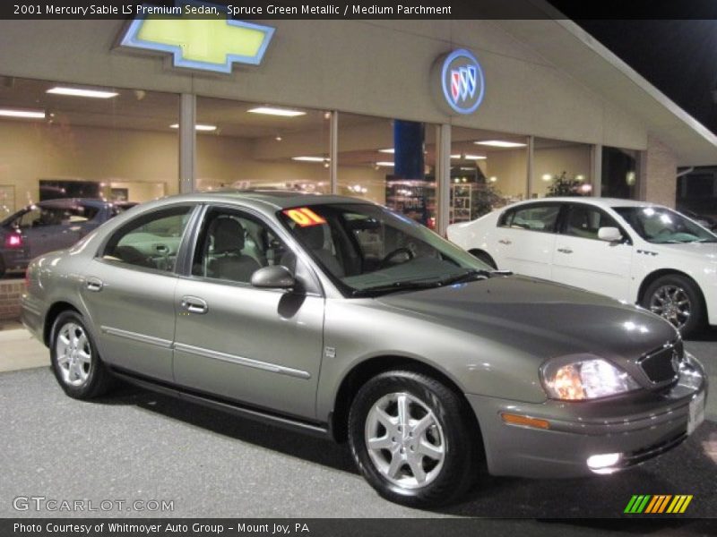 Spruce Green Metallic / Medium Parchment 2001 Mercury Sable LS Premium Sedan