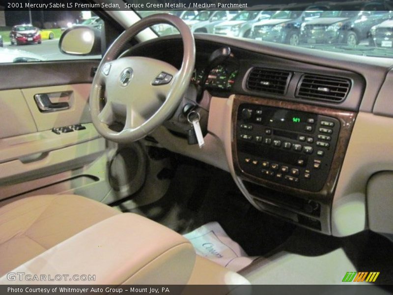 Spruce Green Metallic / Medium Parchment 2001 Mercury Sable LS Premium Sedan