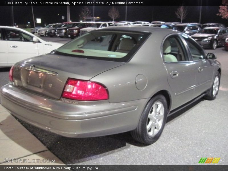 Spruce Green Metallic / Medium Parchment 2001 Mercury Sable LS Premium Sedan