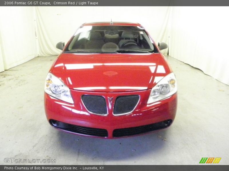 Crimson Red / Light Taupe 2006 Pontiac G6 GT Coupe
