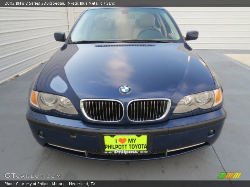 Mystic Blue Metallic / Sand 2003 BMW 3 Series 330xi Sedan