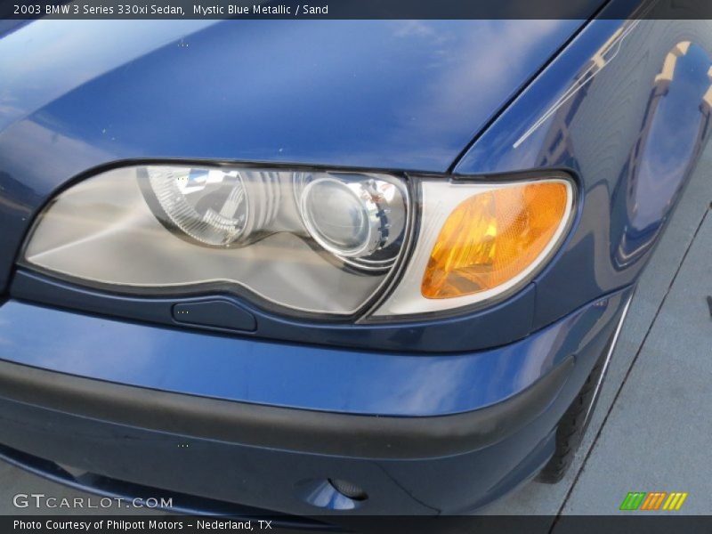 Mystic Blue Metallic / Sand 2003 BMW 3 Series 330xi Sedan