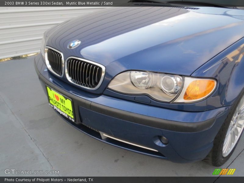 Mystic Blue Metallic / Sand 2003 BMW 3 Series 330xi Sedan