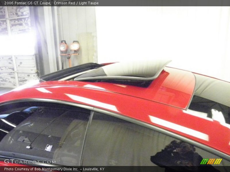 Crimson Red / Light Taupe 2006 Pontiac G6 GT Coupe