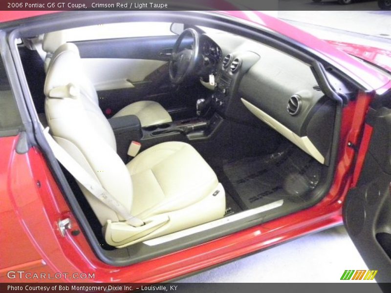 Crimson Red / Light Taupe 2006 Pontiac G6 GT Coupe