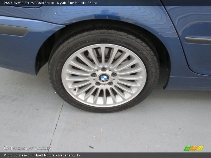 Mystic Blue Metallic / Sand 2003 BMW 3 Series 330xi Sedan
