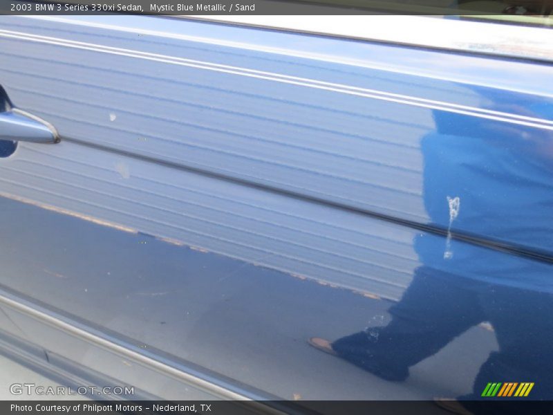 Mystic Blue Metallic / Sand 2003 BMW 3 Series 330xi Sedan