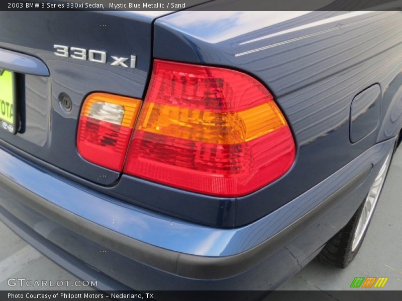 Mystic Blue Metallic / Sand 2003 BMW 3 Series 330xi Sedan