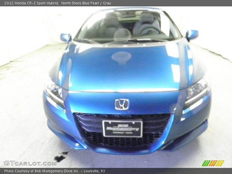 North Shore Blue Pearl / Gray 2012 Honda CR-Z Sport Hybrid