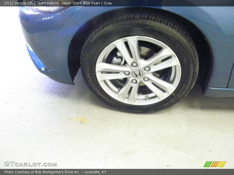 North Shore Blue Pearl / Gray 2012 Honda CR-Z Sport Hybrid