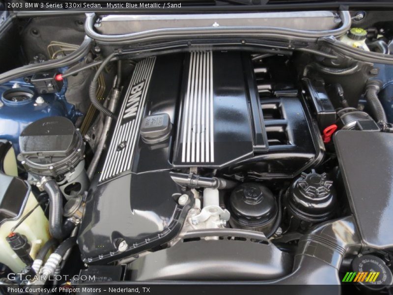 Mystic Blue Metallic / Sand 2003 BMW 3 Series 330xi Sedan