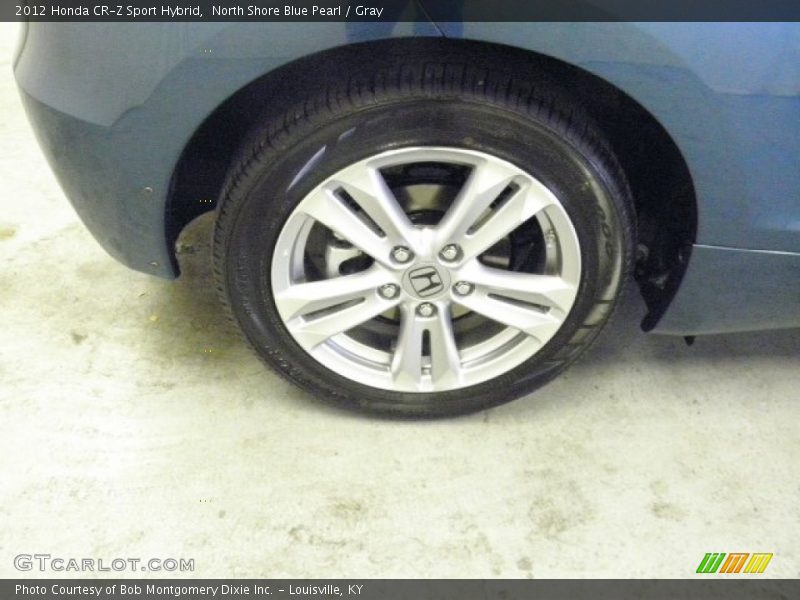 North Shore Blue Pearl / Gray 2012 Honda CR-Z Sport Hybrid