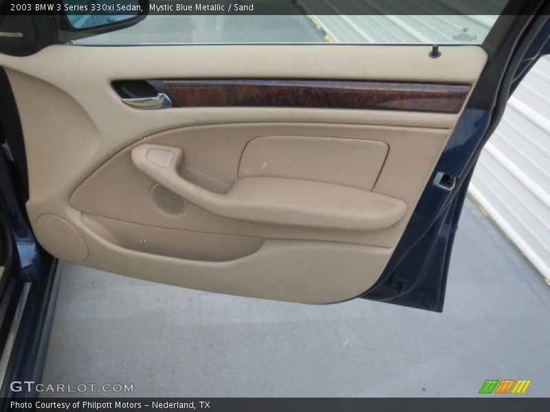Mystic Blue Metallic / Sand 2003 BMW 3 Series 330xi Sedan