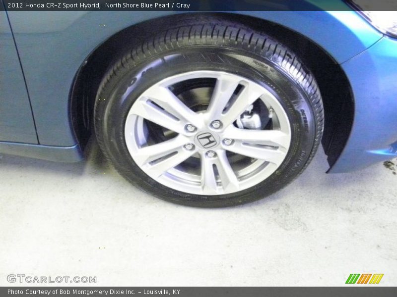 North Shore Blue Pearl / Gray 2012 Honda CR-Z Sport Hybrid