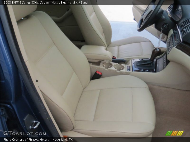 Mystic Blue Metallic / Sand 2003 BMW 3 Series 330xi Sedan