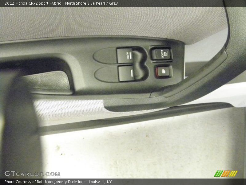 North Shore Blue Pearl / Gray 2012 Honda CR-Z Sport Hybrid