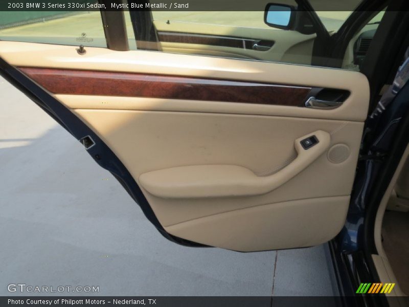 Mystic Blue Metallic / Sand 2003 BMW 3 Series 330xi Sedan