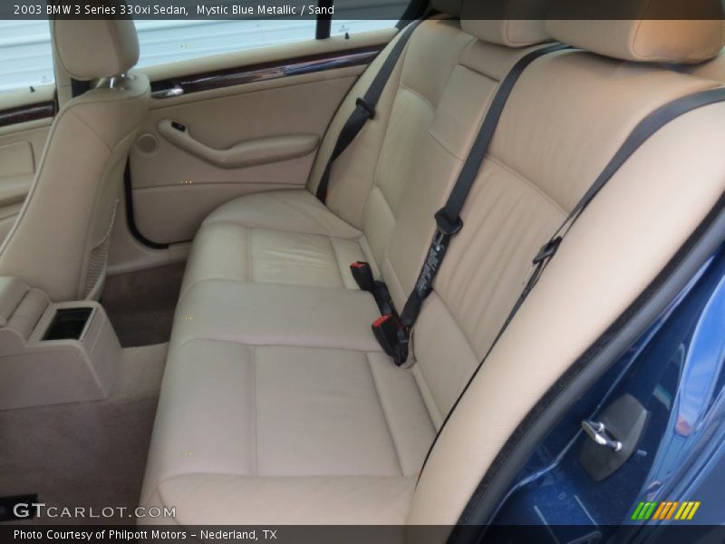 Mystic Blue Metallic / Sand 2003 BMW 3 Series 330xi Sedan