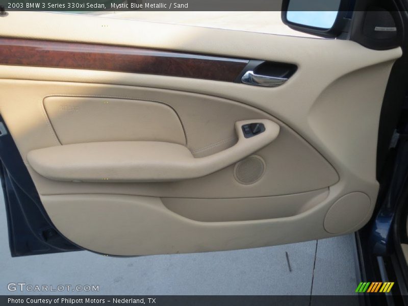 Mystic Blue Metallic / Sand 2003 BMW 3 Series 330xi Sedan