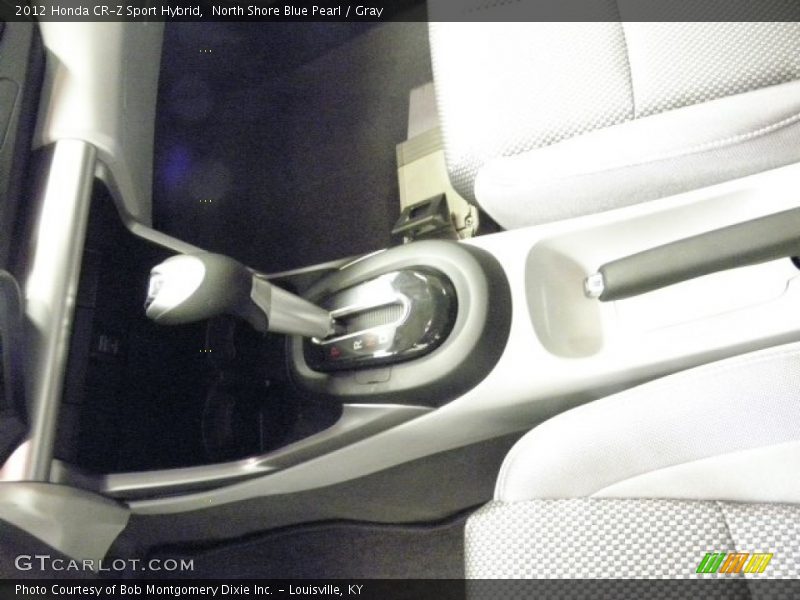 North Shore Blue Pearl / Gray 2012 Honda CR-Z Sport Hybrid