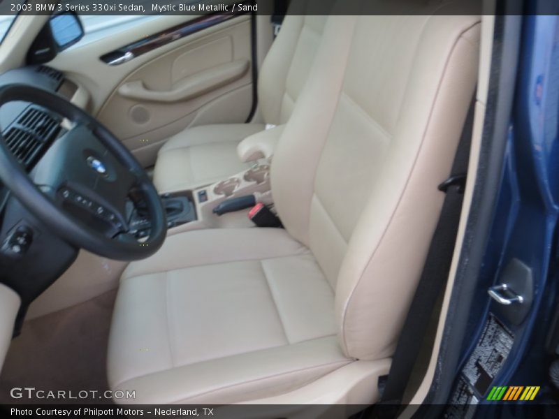 Mystic Blue Metallic / Sand 2003 BMW 3 Series 330xi Sedan