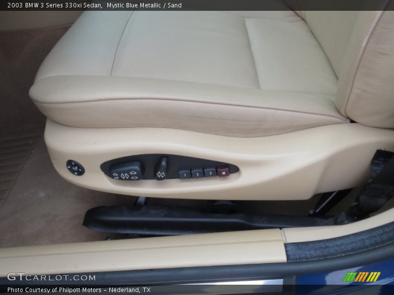 Mystic Blue Metallic / Sand 2003 BMW 3 Series 330xi Sedan