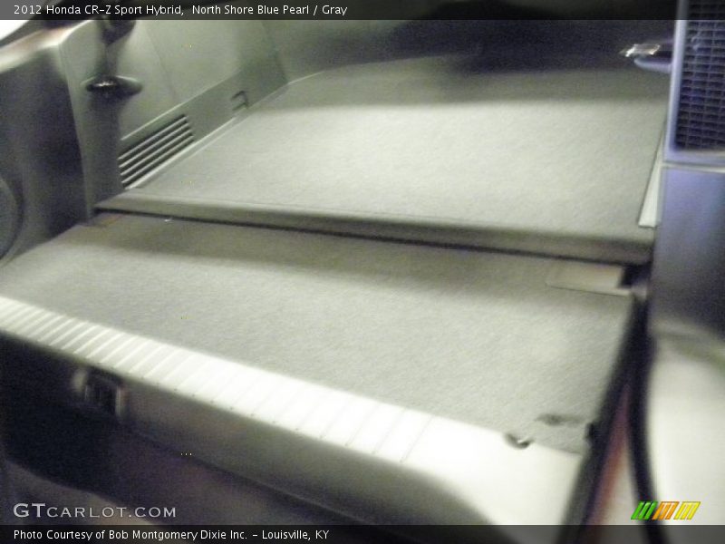 North Shore Blue Pearl / Gray 2012 Honda CR-Z Sport Hybrid