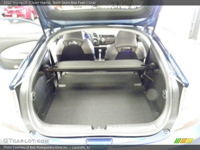North Shore Blue Pearl / Gray 2012 Honda CR-Z Sport Hybrid